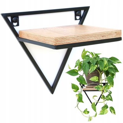 Kwietnik wiszący Metalowy na ścianę Unikat LOFT