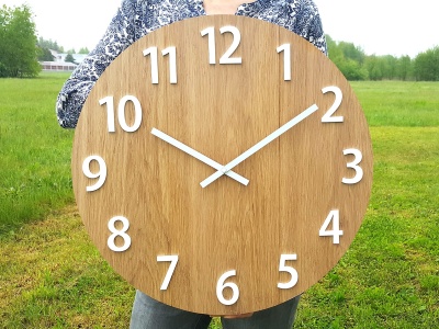 Zegar drewniany Amadeusz 50 cm