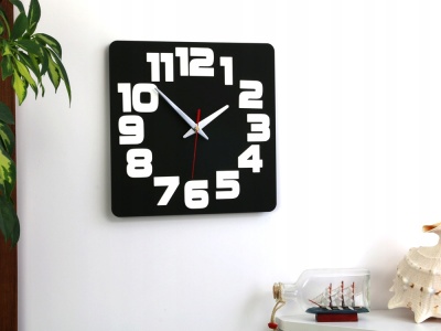 ZEGAR ŚCIENNY LOGIC - styl i design - KOLORY