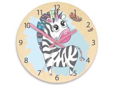 Zegar ścienny Zebra 
