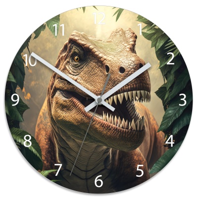 Zegar ścienny Dinozaur - REX 30 cm