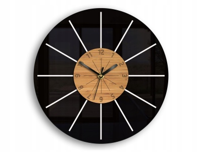 Zegar ścienny LEON ULTRA CICHY CZYTELNY PIEKNY NEW